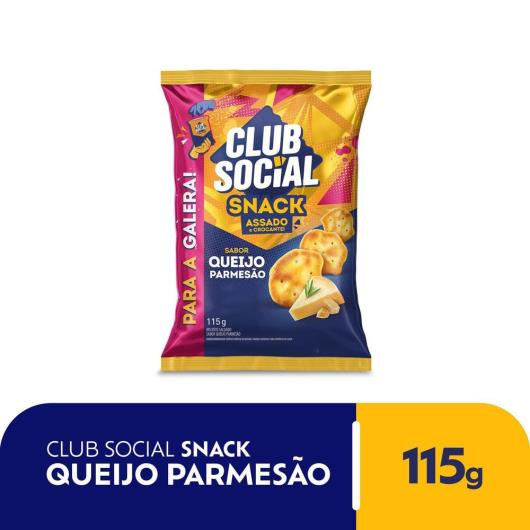 Salgadinho Club Social Snack Queijo Parmesão 115g - Imagem em destaque