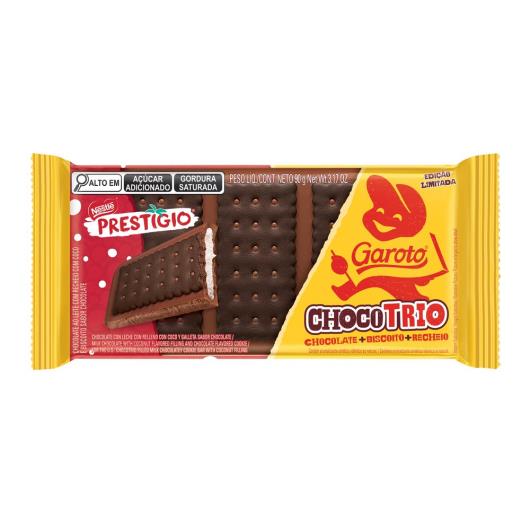 Chocolate ChocoTrio PRESTÍGIO Garoto 90g - Imagem em destaque