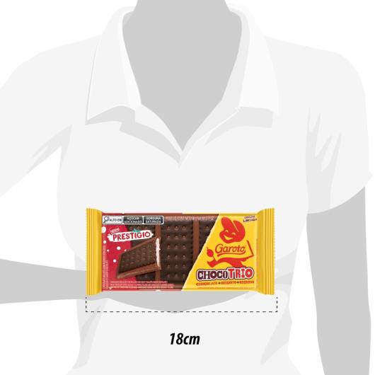 Chocolate ChocoTrio PRESTÍGIO Garoto 90g - Imagem em destaque