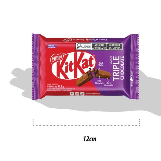 Chocolate KITKAT Triplo Chocolate 41,5g - Imagem em destaque