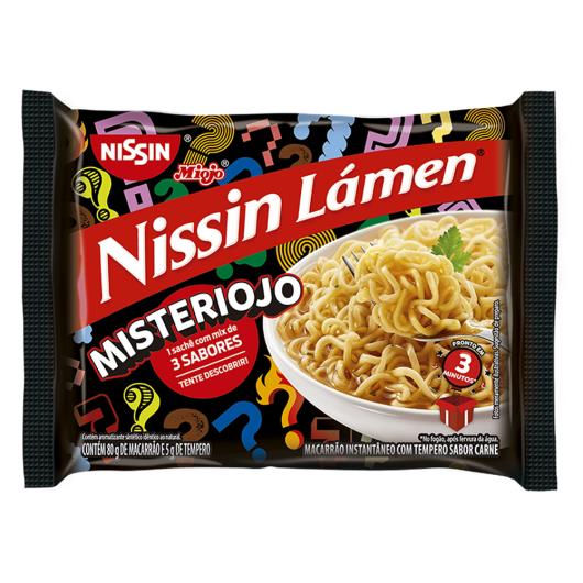 Macarrão Instantâneo Lámen Carne Nissin Miojo Misteriojo Pacote 85g - Imagem em destaque