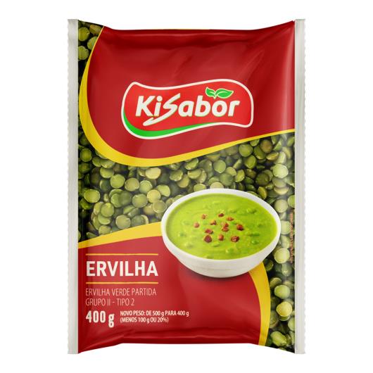 Ervilha Partida Tipo 2 Kisabor Pacote 400g - Imagem em destaque