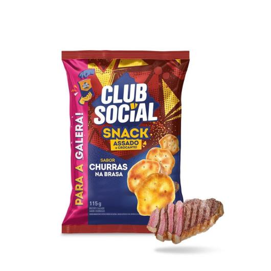 Salgadinho Club Social Snack Churras na Brasa 115g - Imagem em destaque