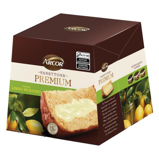 Panettone Recheio Limão-Siciliano Arcor Premium Caixa 430g - Imagem em destaque