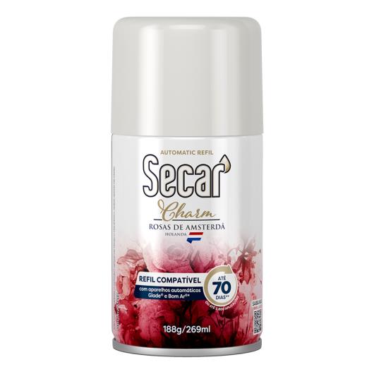 Odorizador de Ambiente Aerossol Rosas de Amsterdã Secar Charm Frasco 269ml Spray Refil - Imagem em destaque