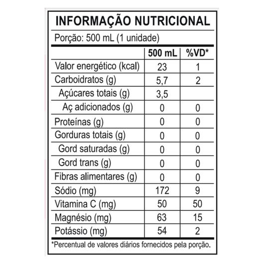 Suplemento Alimentar Melancia e Limão Jungle Low Carb Frasco 500ml - Imagem em destaque