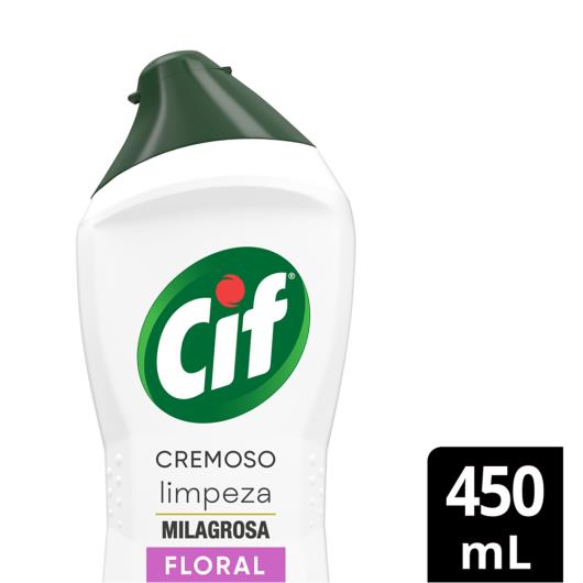 Saponáceo Cremoso Multiuso Floral Cif Squeeze 450ml - Imagem em destaque