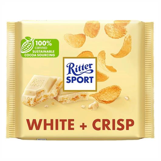 Chocolate Ritter Sport White Crisp 100g - Imagem em destaque