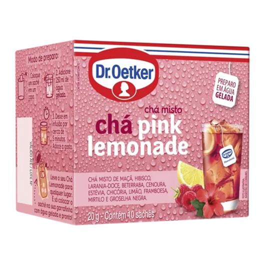 Chá Dr.Oetker Pink Lemonade 20g - Imagem em destaque