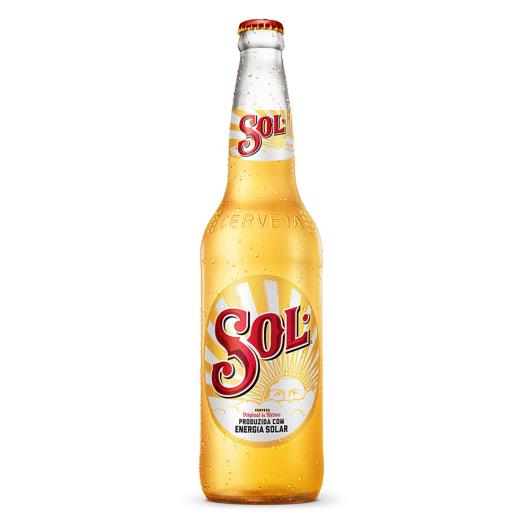 Cerveja Pilsen sem Glúten Sol Garrafa 600ml - Imagem em destaque