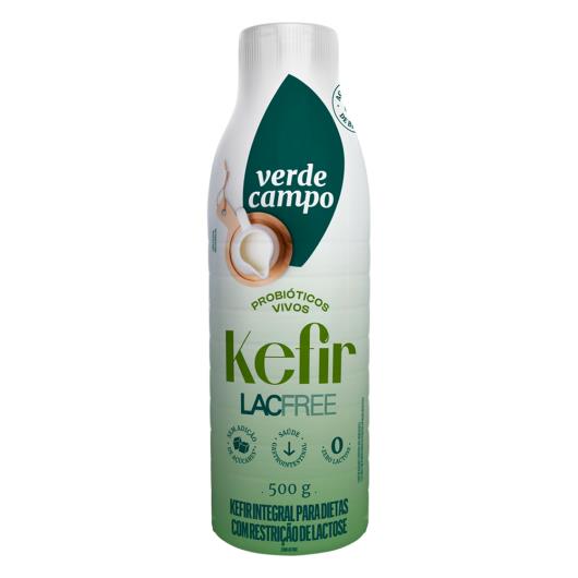 Kefir Integral Zero Lactose Verde Campo Lacfree Garrafa 500g - Imagem em destaque