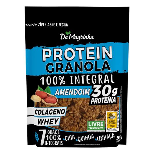 Granola Integral Amendoim Da Magrinha Protein Pouch 200g - Imagem em destaque