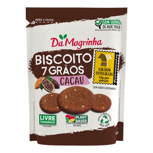 Biscoito Cacau 7 Grãos Da Magrinha Pouch 120g - Imagem em destaque