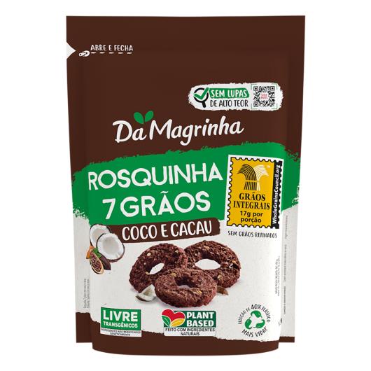 Biscoito Rosquinha Coco e Cacau Da Magrinha 7 Grãos Pouch 120g - Imagem em destaque