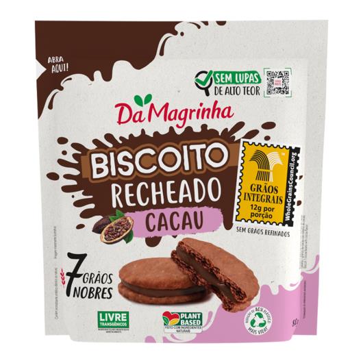 Biscoito Cacau Recheio Cacau Da Magrinha 7 Grãos Nobres Pouch 80g - Imagem em destaque