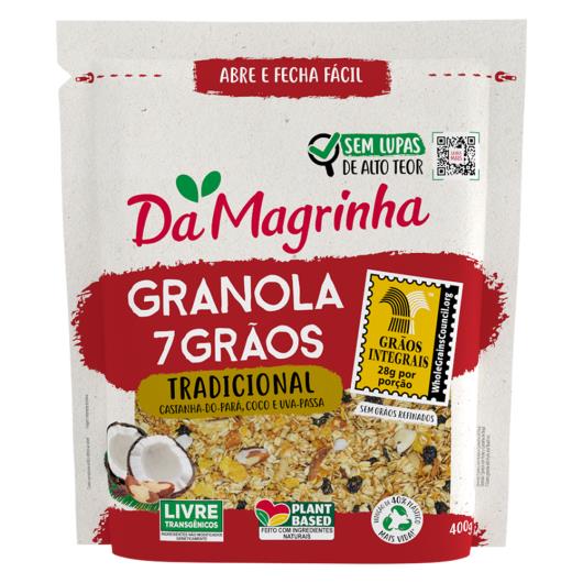 Granola Tradicional Da Magrinha 7 Grãos Pouch 400g - Imagem em destaque