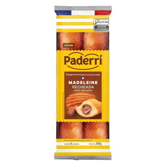 Madeleine Paderrí Recheio Chocolate 200g - Imagem em destaque