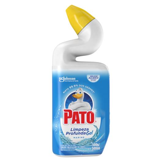 Desinfetante Gel Uso Geral Marine Pato Limpeza Profunda Squeeze 500ml - Imagem em destaque