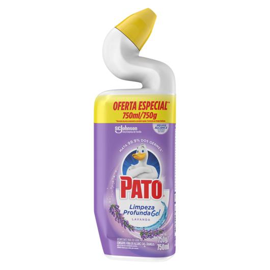 Desinfetante Gel Uso Geral Lavanda Pato Limpeza Profunda Squeeze 750ml - Imagem em destaque