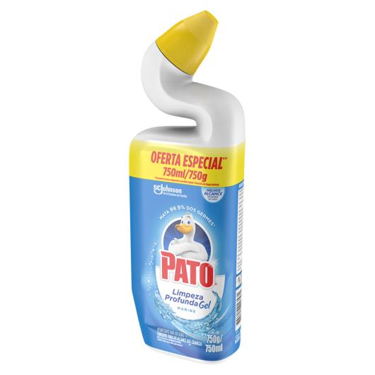 Desinfetante Gel Uso Geral Marine Pato Limpeza Profunda Squeeze 750ml - Imagem em destaque