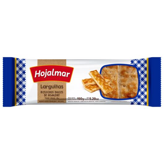 Biscoito Argentino Folhados Caramelizados Hojalmar Larguitas 150g - Imagem em destaque