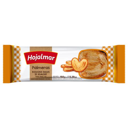 Biscoito Folhado Caramelizado Argentino Hojamar Palmeras 150g - Imagem em destaque