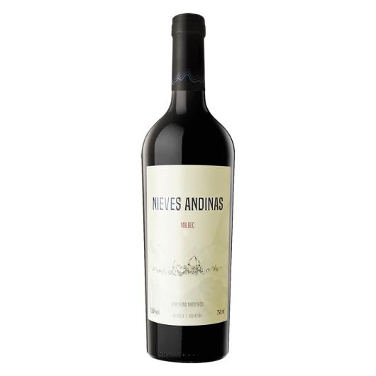 Vinho Argentino Nieves Andinas Malbec Tinto 750ml - Imagem em destaque