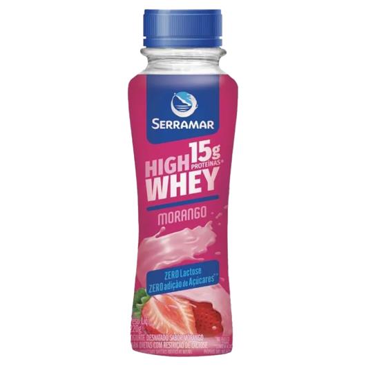 Iogurte Serramar High Whey 15g de Proteína Morango 220g - Imagem em destaque