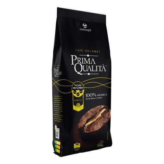 Café Prima Qualità Espresso Torrado em Grãos Gourmet Pacote 500g - Imagem em destaque