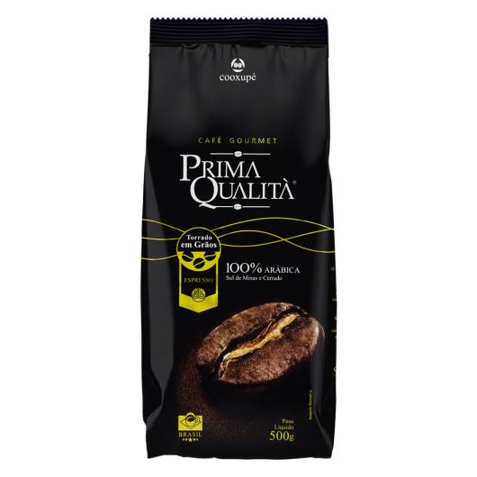 Café Prima Qualità Espresso Torrado em Grãos Gourmet Pacote 500g - Imagem em destaque