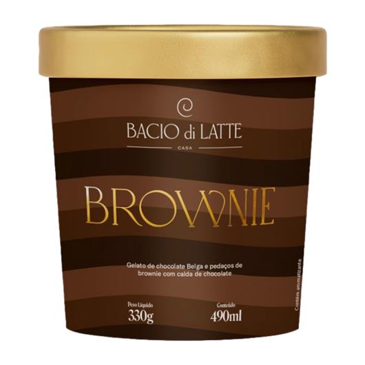 Sorvete Brownie Bacio di Latte Pote 490ml - Imagem em destaque