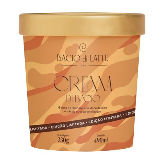 Sorvete Baunilha com Doce de Leite Bacio di Latte Pote 490ml - Imagem em destaque