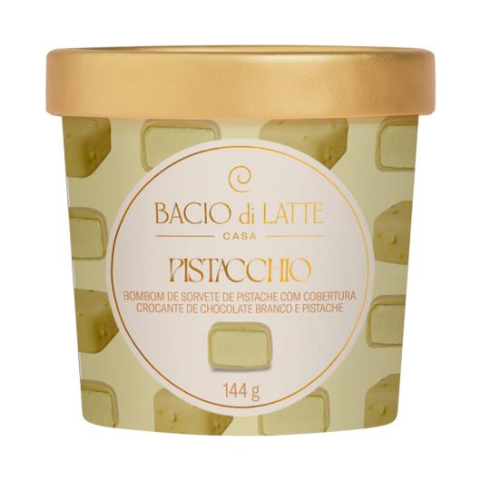 Bombom de Sorvete Pistacchio Bacio di Latte Pote 144g - Imagem em destaque