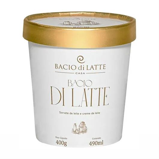 Sorvete Leite e Creme de Leite Bacio di Latte Casa Pote 490ml - Imagem em destaque