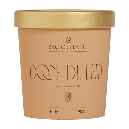 Sorvete Bacio di Latte Doce de Leite Pote 490ml - Imagem em destaque