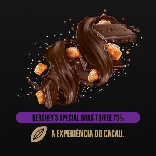 Chocolate Special Dark Hershey's 73% Cacau Toffe e Almonds 80g - Imagem em destaque