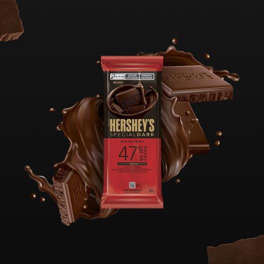 Chocolate Meio Amargo 47% Cacau Original Hershey's Special Dark Pacote 80g - Imagem em destaque