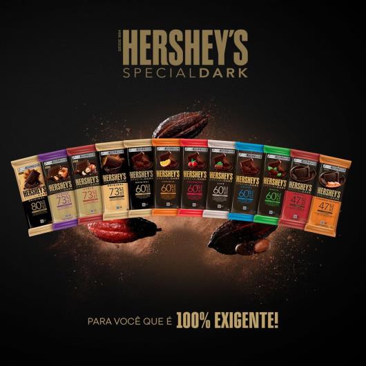 Chocolate Meio Amargo 47% Cacau Caramelo Salgado Hershey's Special Dark Pacote 80g - Imagem em destaque