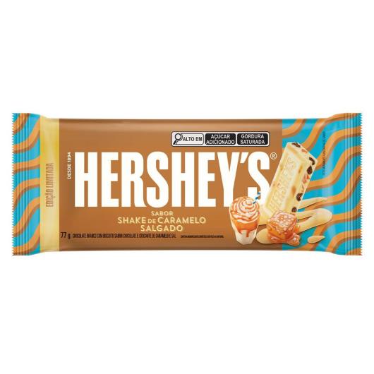 Chocolate Branco com Biscoito Shake de Caramelo Salgado Hershey's Pacote 77g - Imagem em destaque