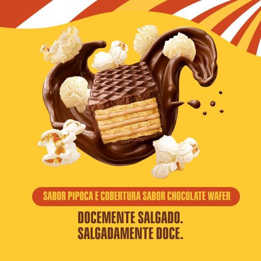 Wafer Recheio Pipoca Cobertura Chocolate Hershey's Mais Pacote 102g - Imagem em destaque