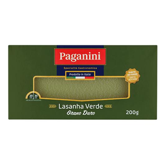 Lasanha Verde Paganini Grani Duro 200g - Imagem em destaque