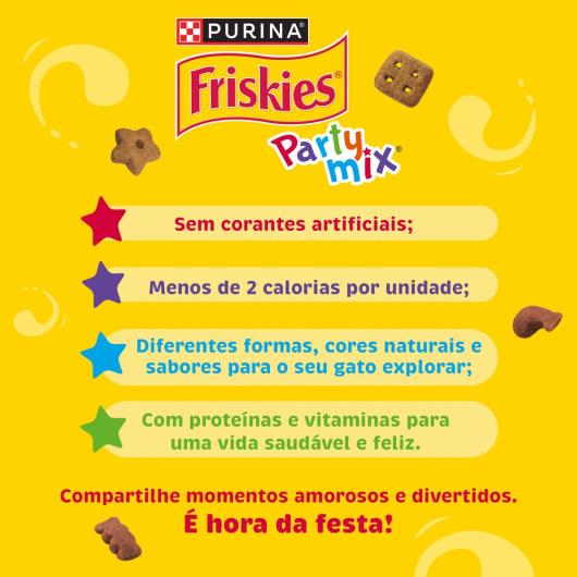 Purina Friskies® Party Mix® Petiscos Para Gatos Frango 40G - Imagem em destaque