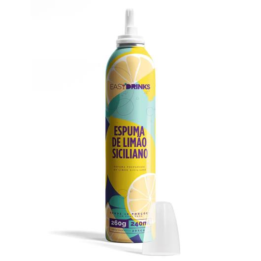 Espuma Easy Drinks Limão Siciliano 260g Spray - Imagem em destaque