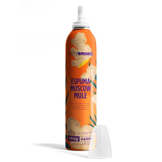 Espuma para Drinks Moscow Mule Easy Drinks Gengibre 260g Spray - Imagem em destaque