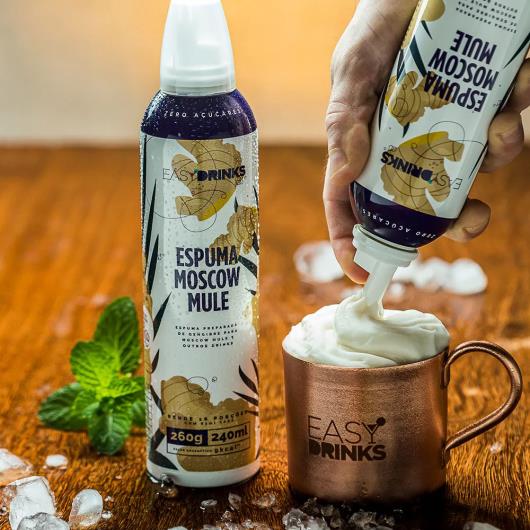 Espuma para Drinks Moscow Mule Zero Açúcares Easy Drinks 260g - Imagem em destaque