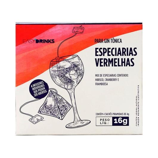 Mix de Especiarias para Gin Tônica Easy Drinks Frutas Vermelhas 16g - Imagem em destaque