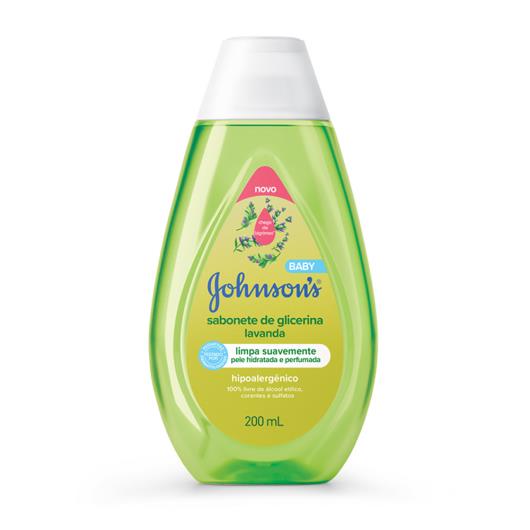 Sabonete Líquido de Glicerina Lavanda Johnson's Baby Frasco 200ml - Imagem em destaque