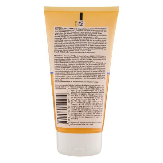 Gel de Limpeza Profunda Neutrogena Deep Clean Bisnaga 150g - Imagem em destaque