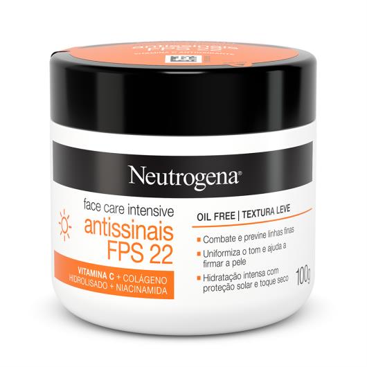 Creme Facial Antissinais FPS 22 Neutrogena Pote 100g - Imagem em destaque