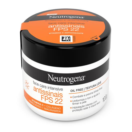 Creme Facial Antissinais FPS 22 Neutrogena Pote 100g - Imagem em destaque